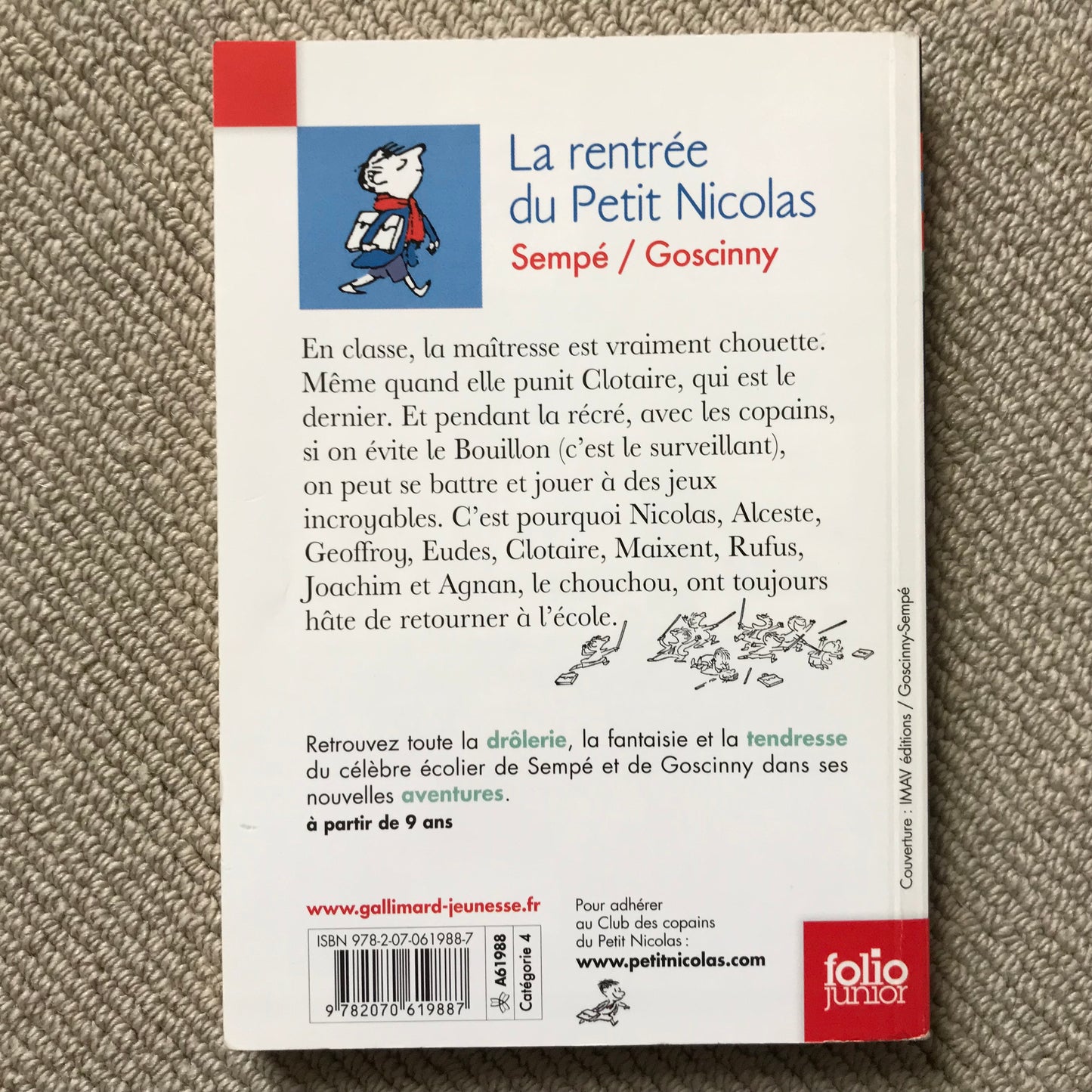 Goscinny & Sempé - La rentrée du petit Nicolas