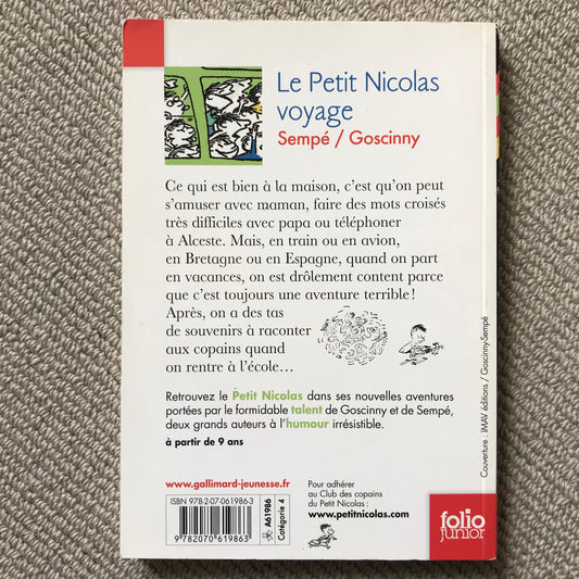 Goscinny & Sempé - Le Petit Nicolas voyage