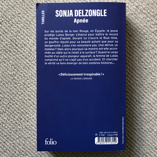 Delzongle, Sonja - Apnée