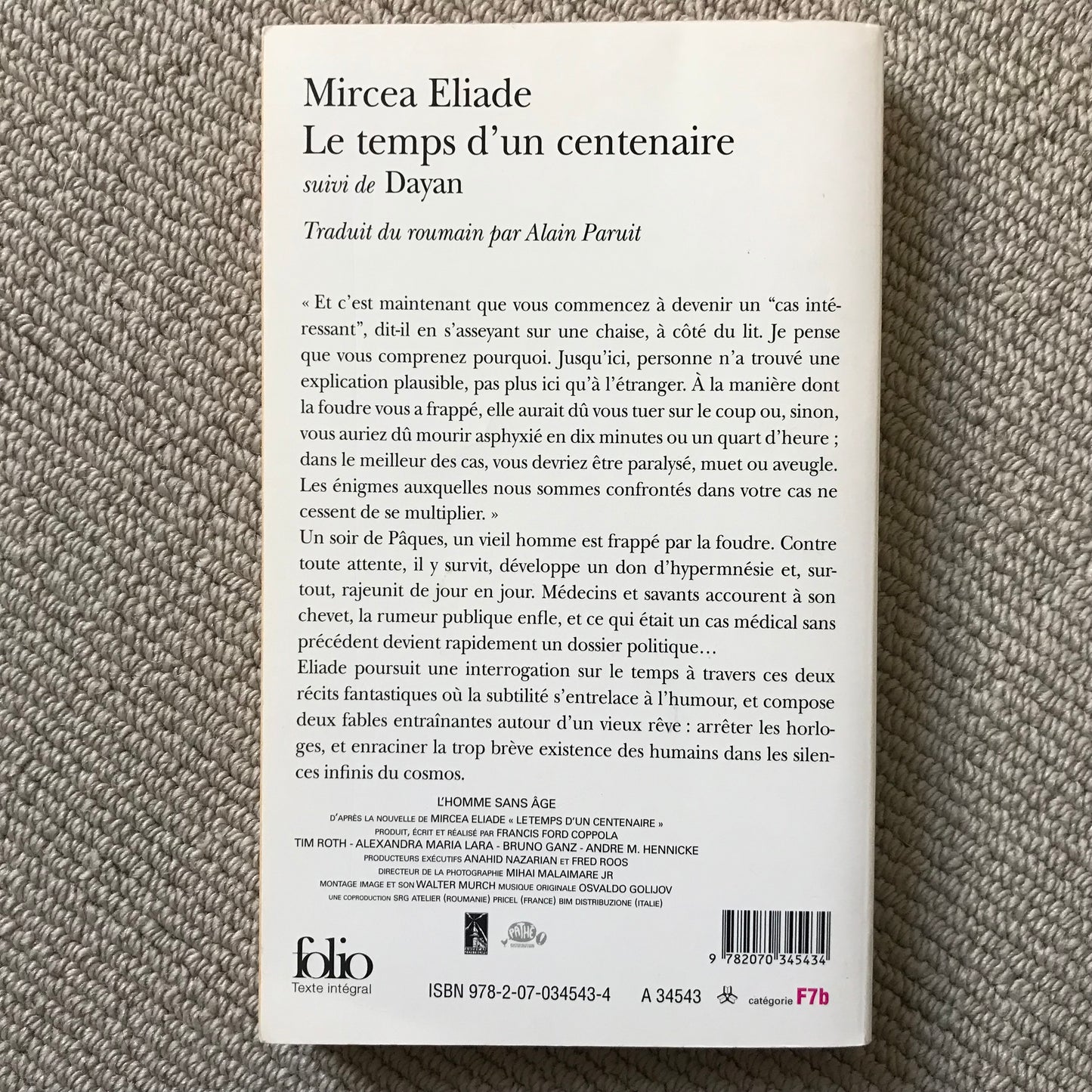 Eliade, Mircea - Le temps d’un centenaire (suivi de Dayan)