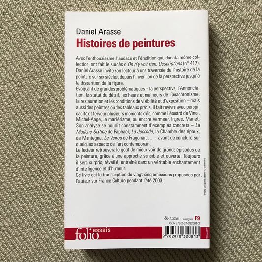 Arasse, Daniel - Hisoires de peintures