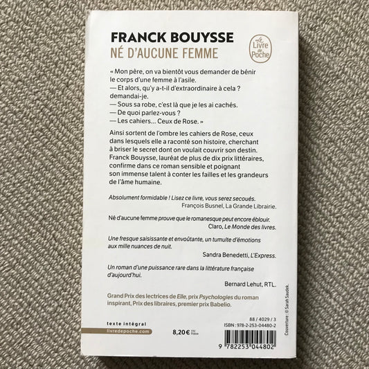 Bouysse, Franck - Né d’aucune femme
