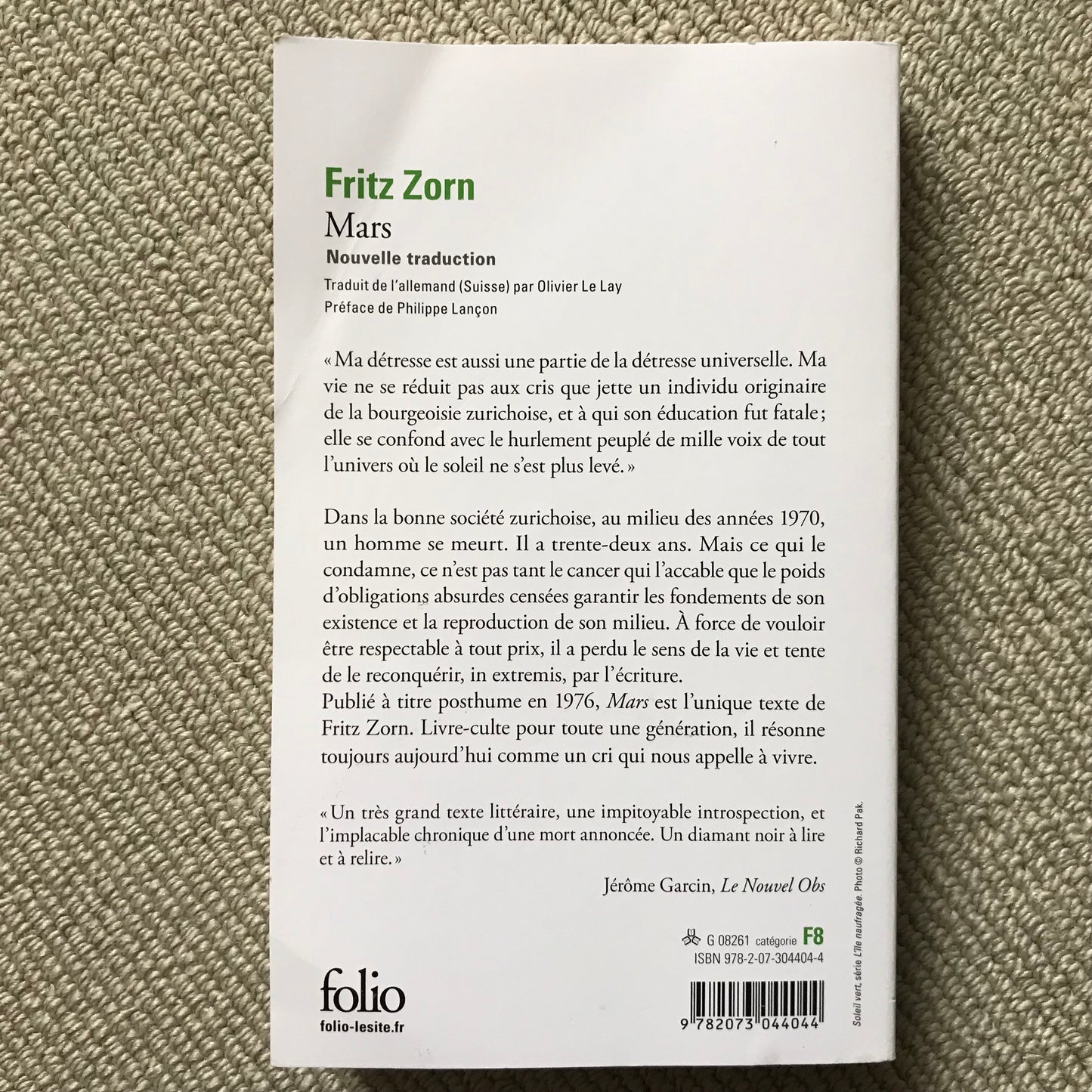 Zorn, Fritz - Mars