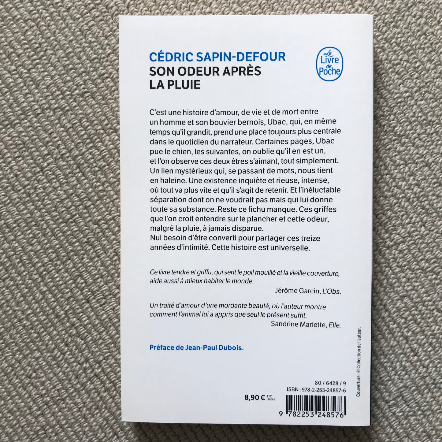 Sapin-Dufour, Cédric - Son odeur après la pluie