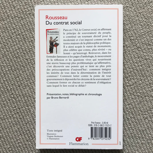 Rousseau, Jean-Jacques - Du contrat social