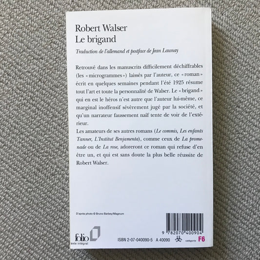 Walser, Robert - Le brigand
