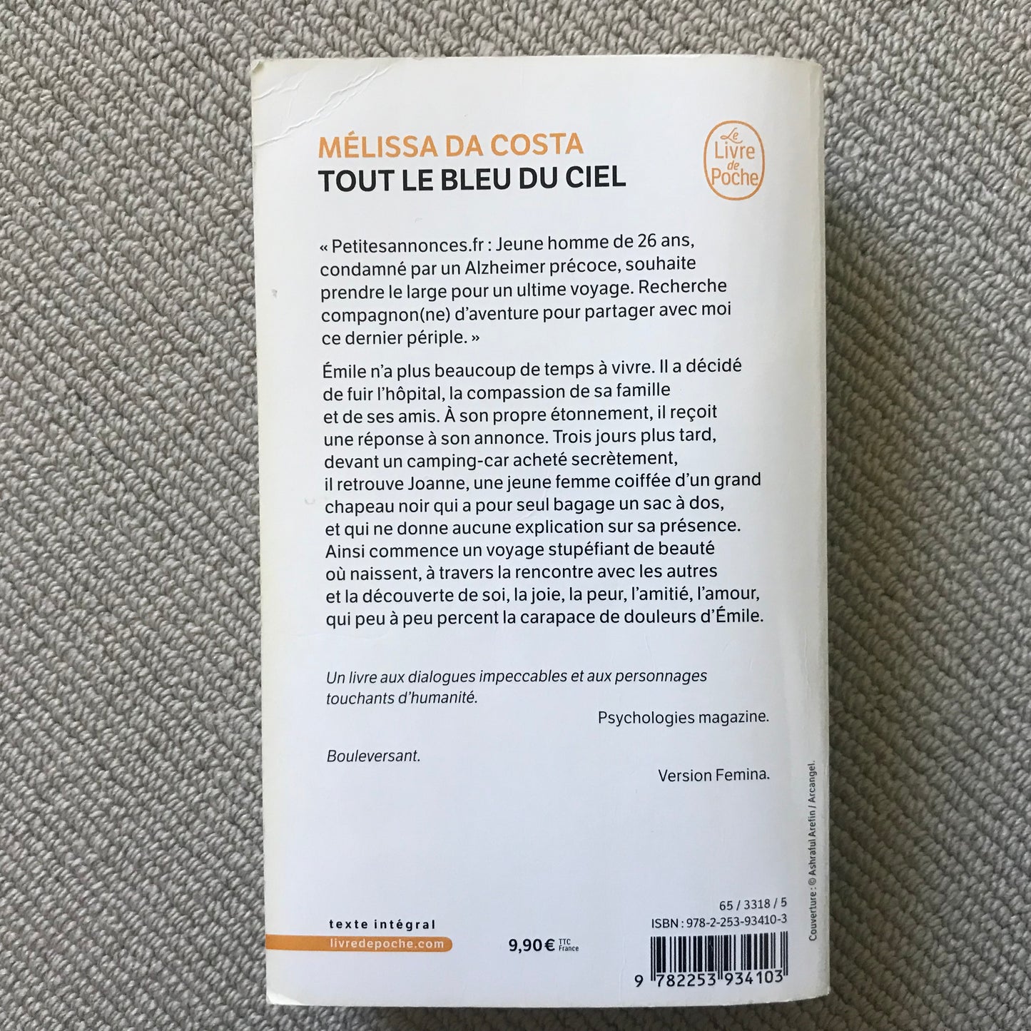 Da Costa, Mélissa - Tout le bleu du ciel