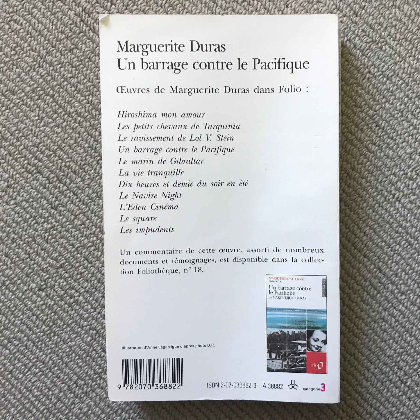 Duras, Marguerite - Un barrage contre le Pacifique