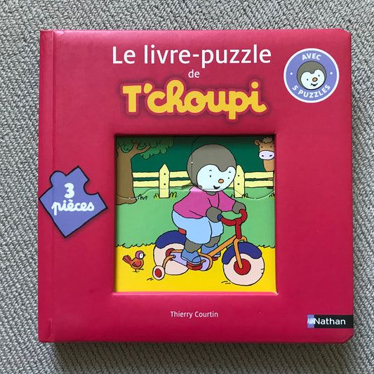 T’choupi le livre puzzle (5 puzzles de 3 pièces)