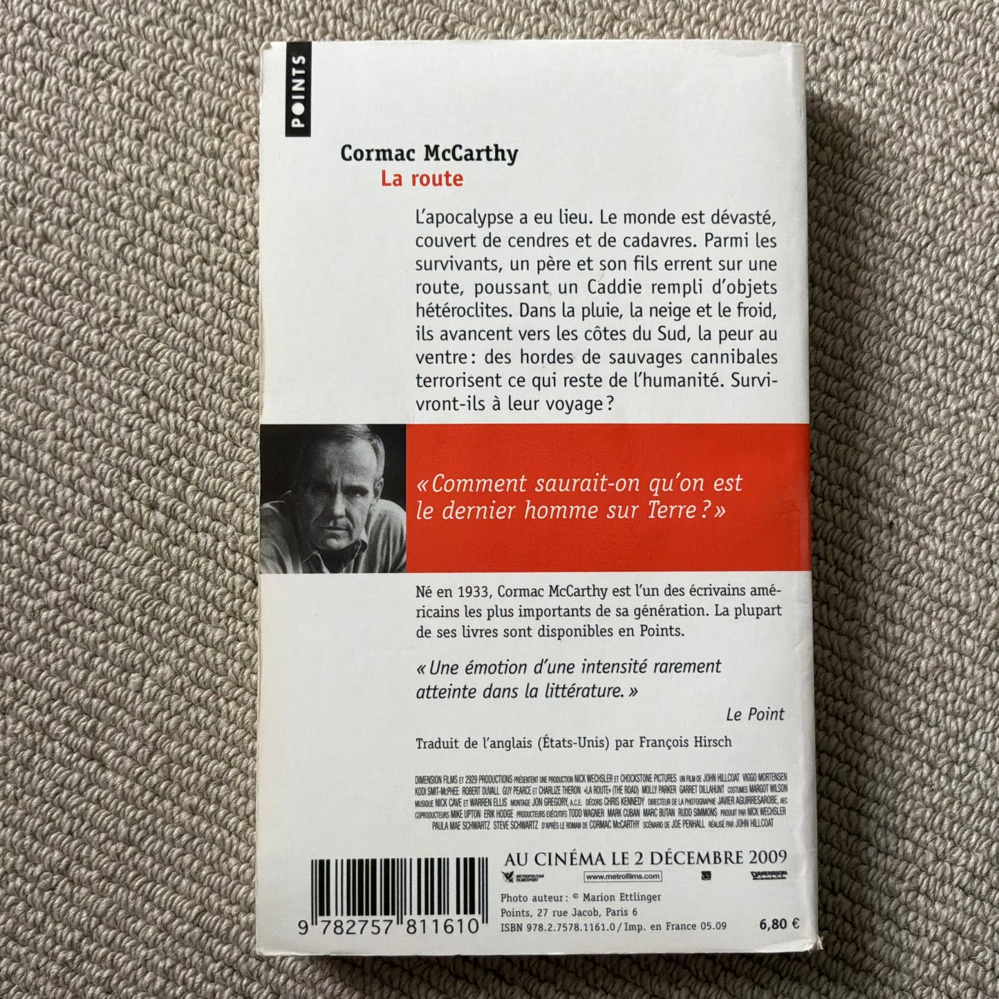 McCarthy, Cormac - La route