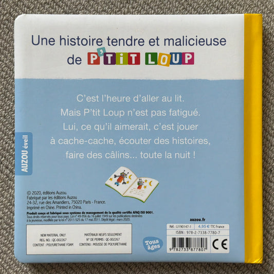 P’tit Loup ne veut pas dormir - Lallemand, O. & Thuillier, E.