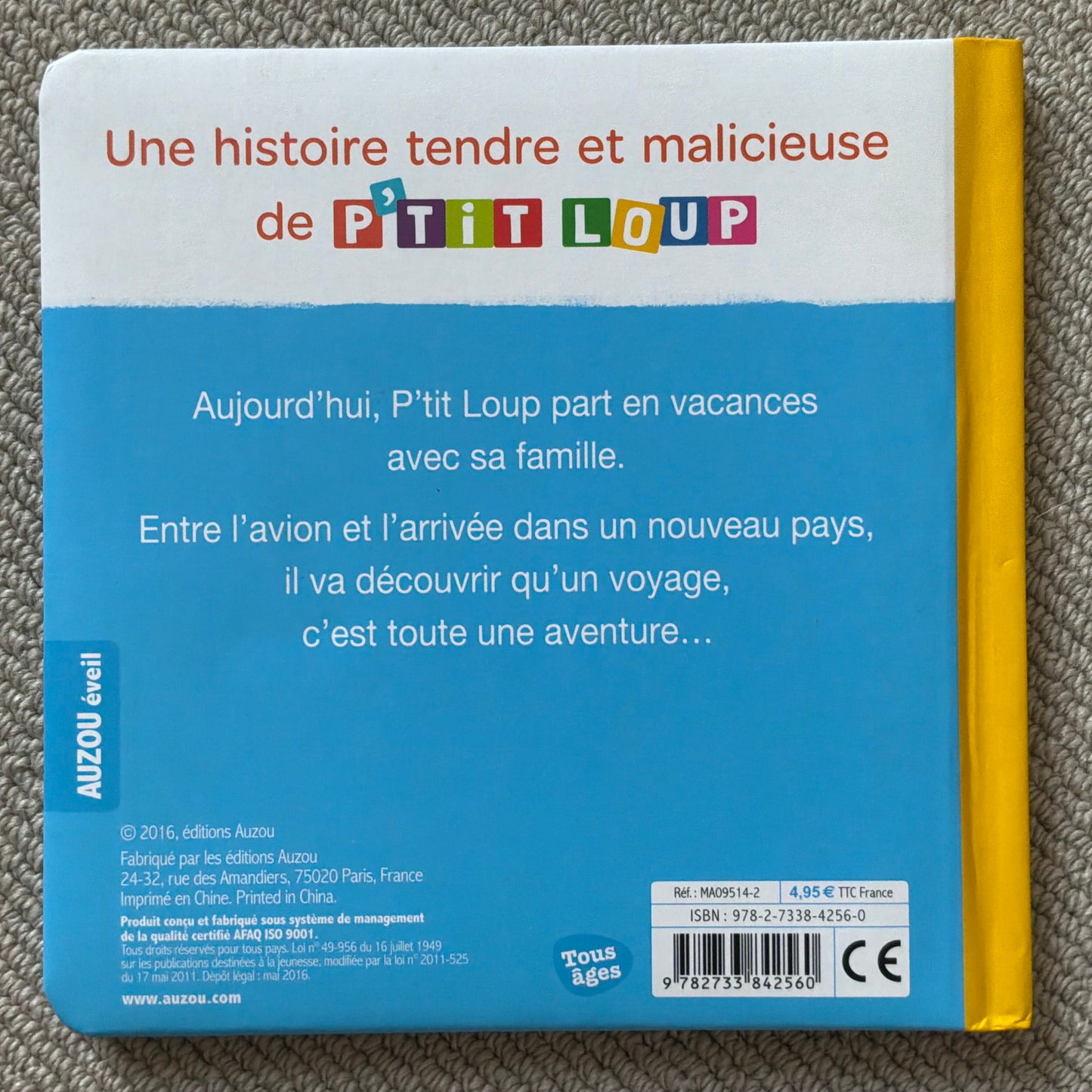P’tit Loup part en voyage - Lallemand, O. & Thuillier, E.