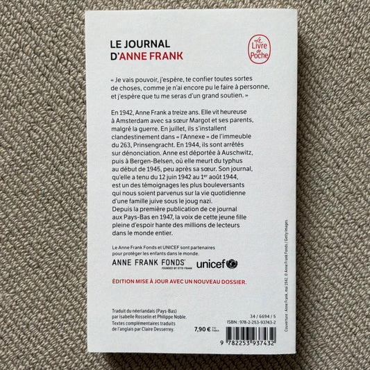 Frank, Anne - Le journal d’Anne Frank