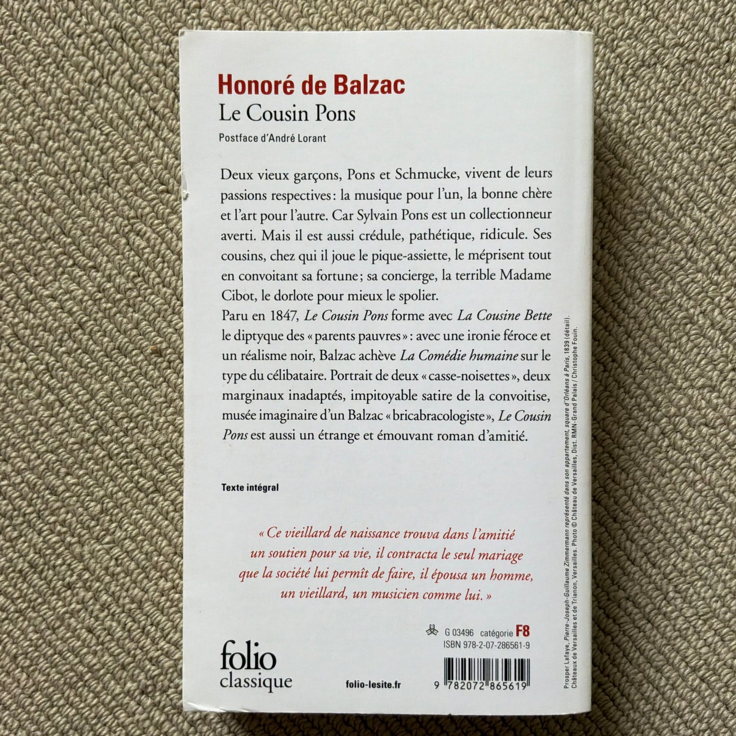 Balzac de, Honoré - Le cousin Pons