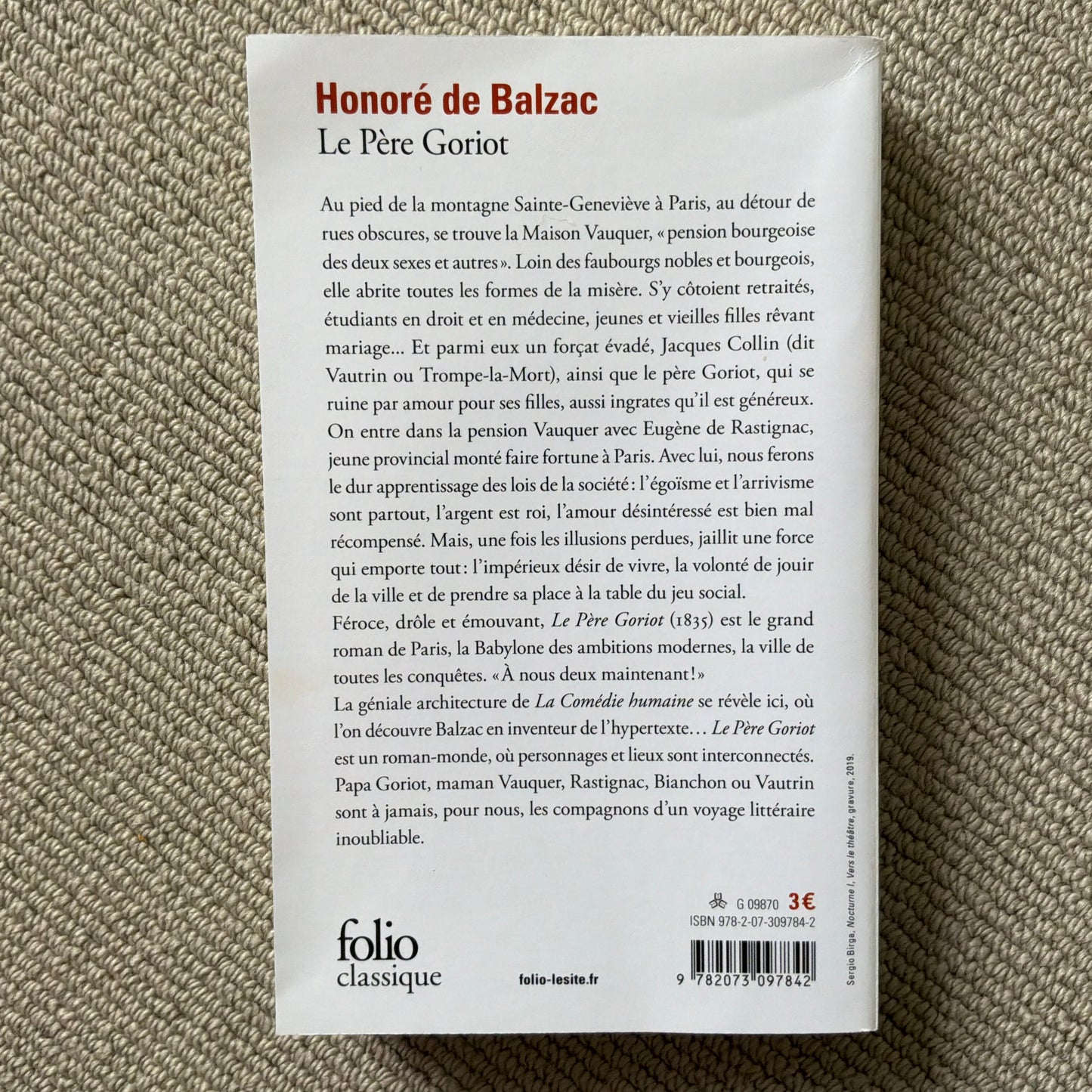 Balzac de, Honoré - Le Père Goriot