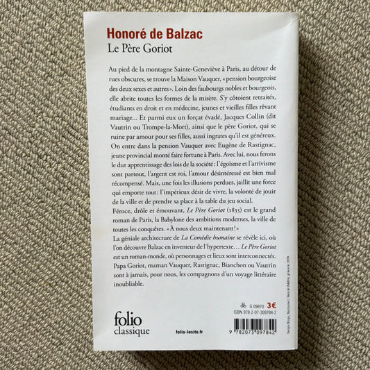 Balzac de, Honoré - Le Père Goriot