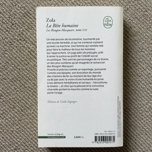 Zola, Emile - La bête humaine