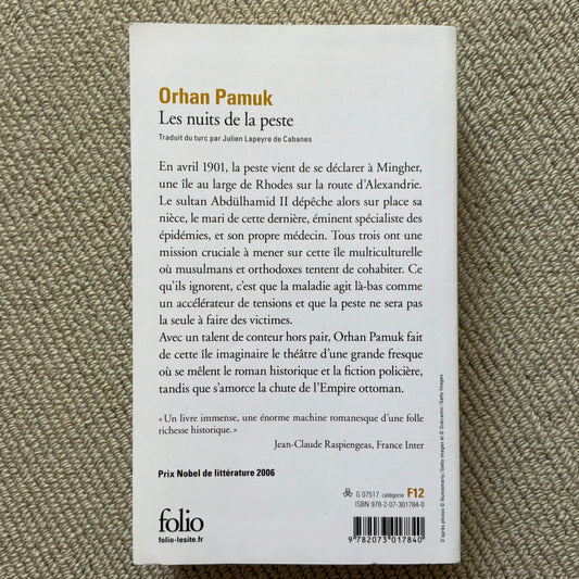 Pamuk, Orhan - Les nuits de la peste
