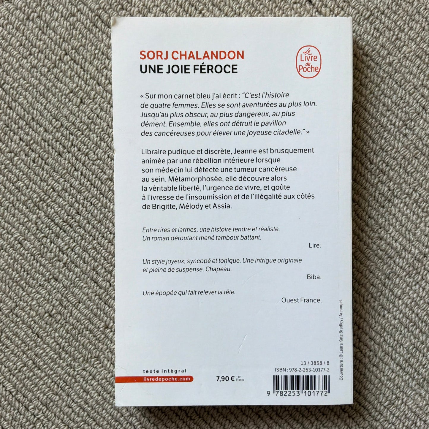 Chalandon, Sorj - Une joie féroce