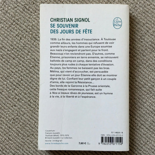 Signol, Christian - Se souvenir des jours de fête