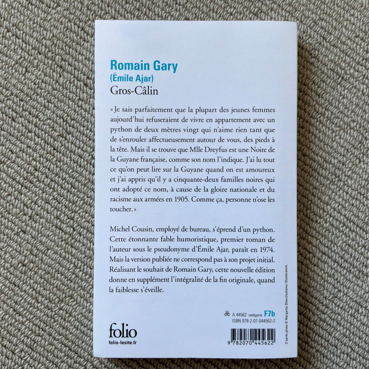Gary, Romain (Emile Ajar) - Gros-Câlin