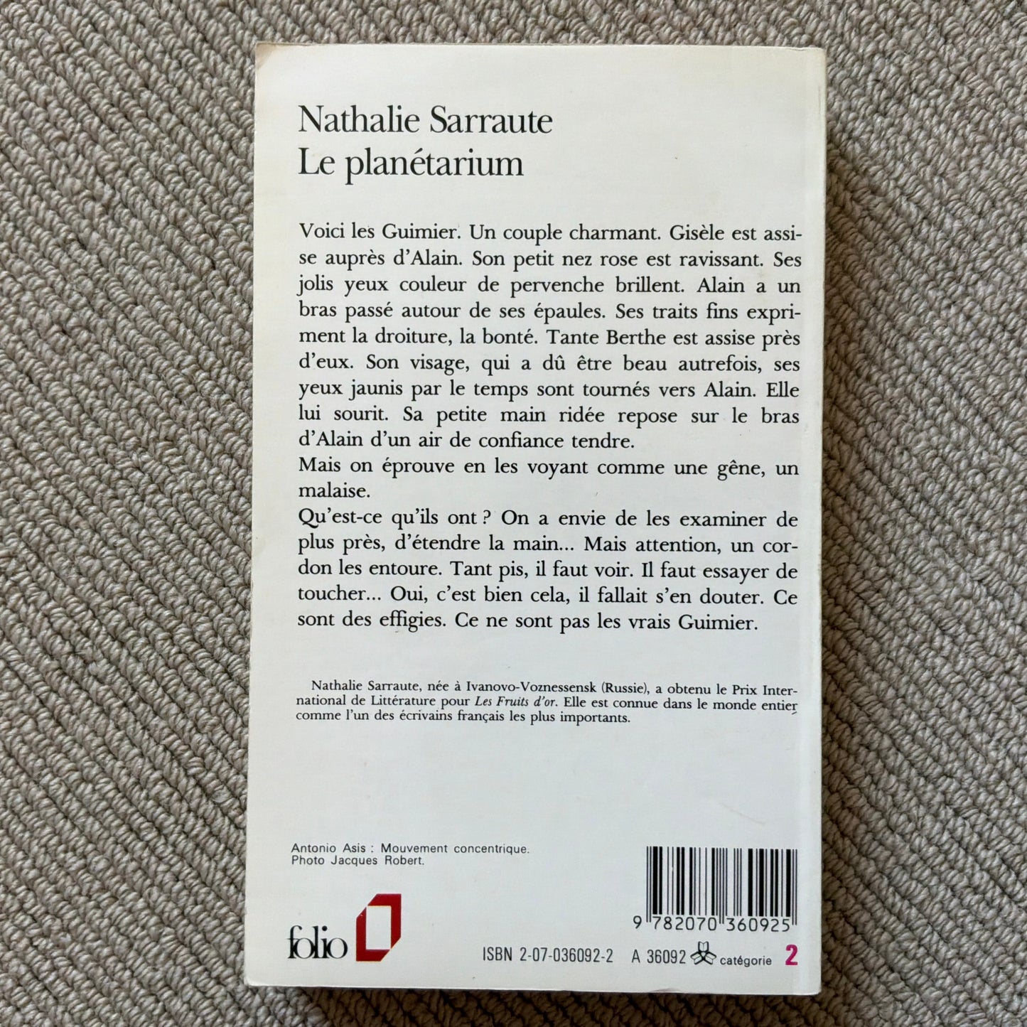 Sarraute, Nathalie - Le planétarium