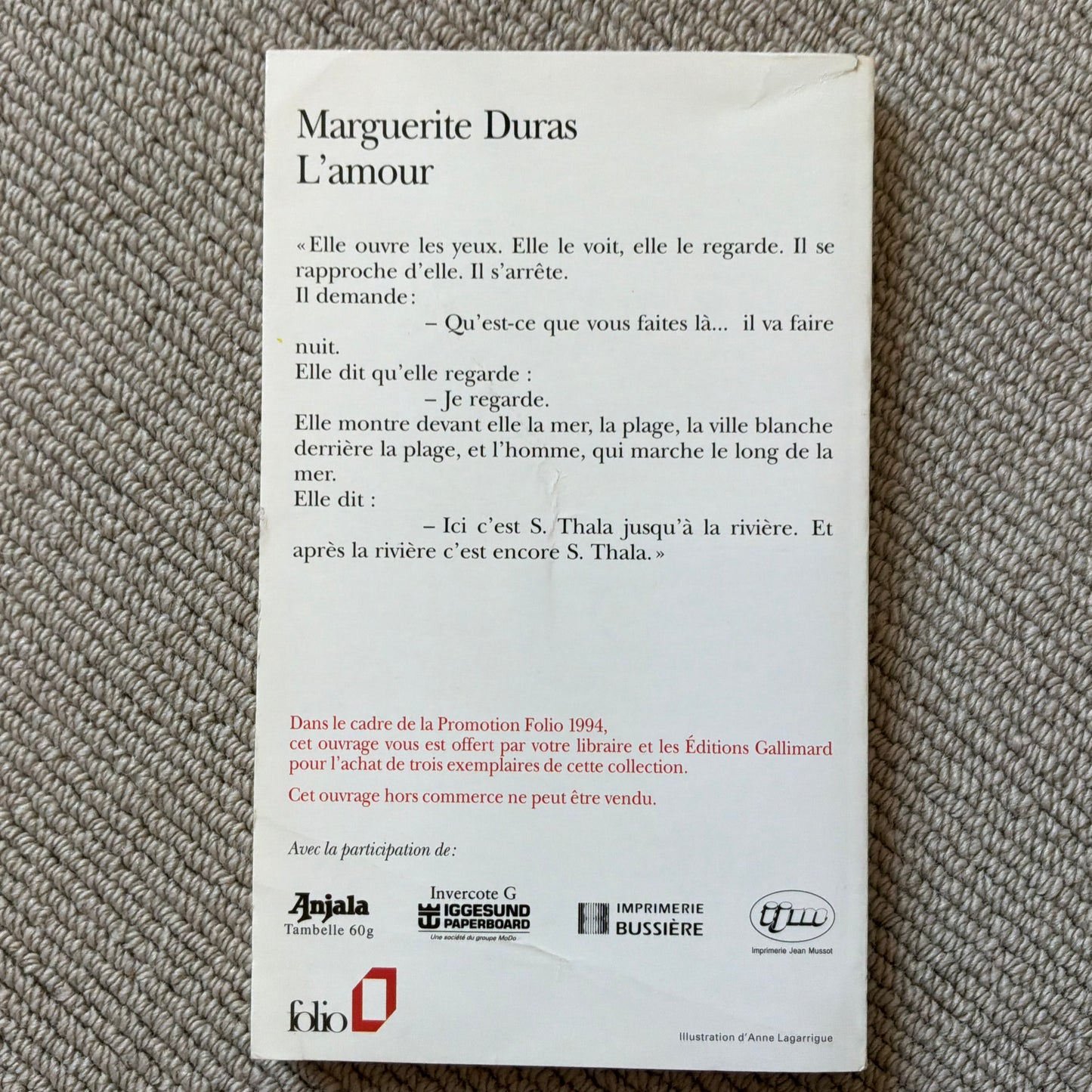 Duras, Marguerite - L’amour