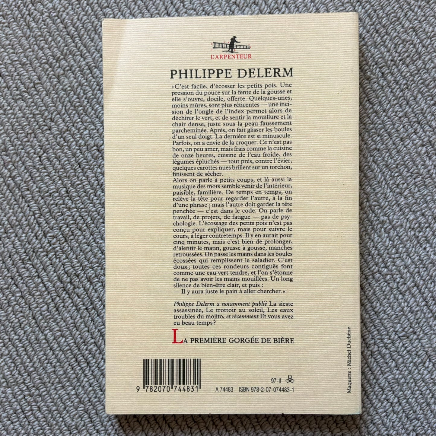 Delerm, Philippe - La première gorgée de bière et autres plaisirs minuscules