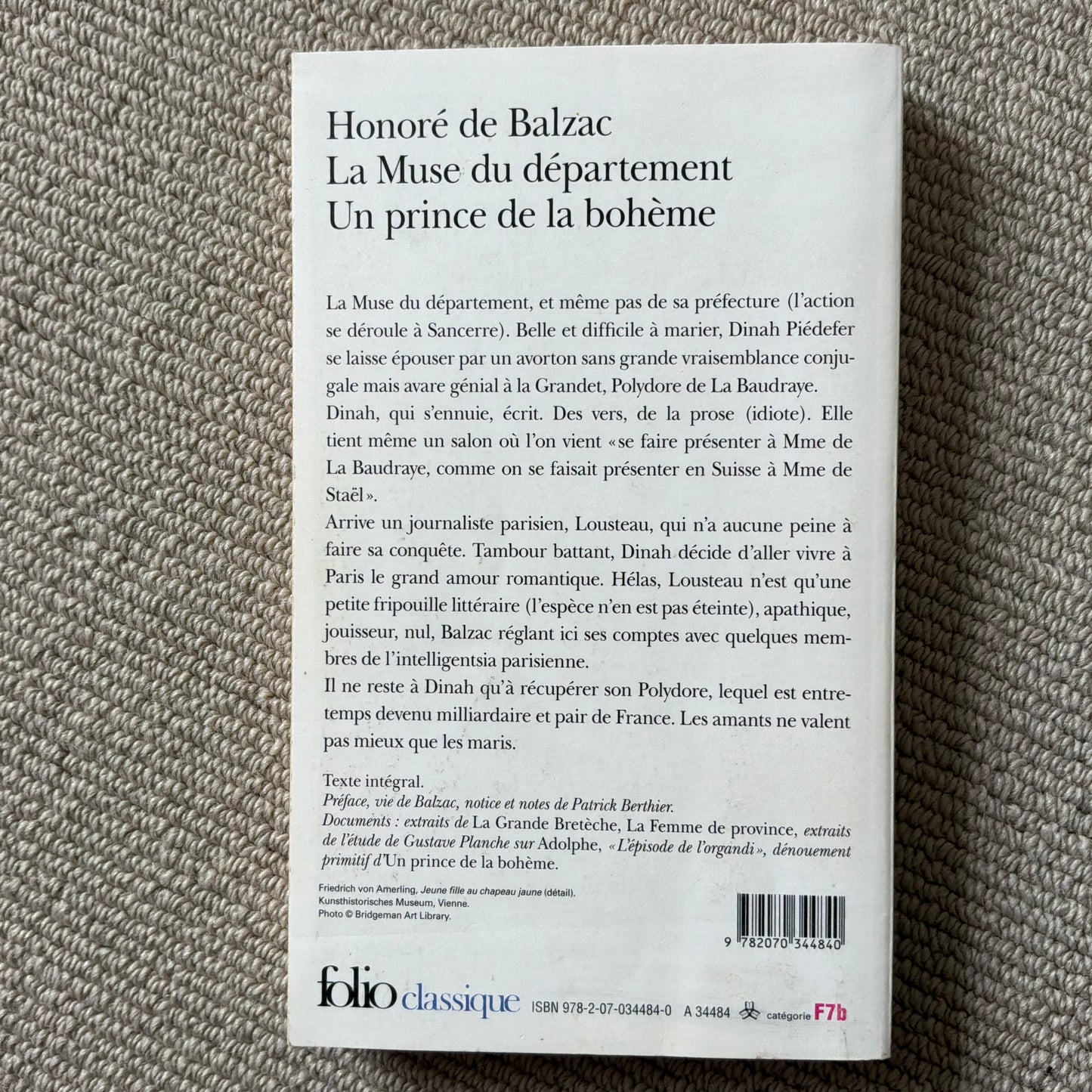Balzac de, Honoré - La muse du département & Un prince de la bohème