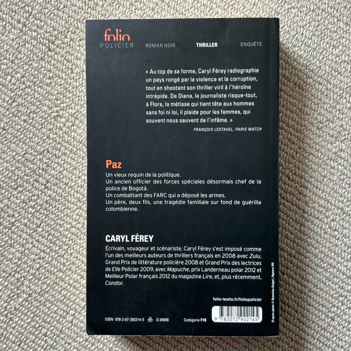 Férey, Caryl - Paz