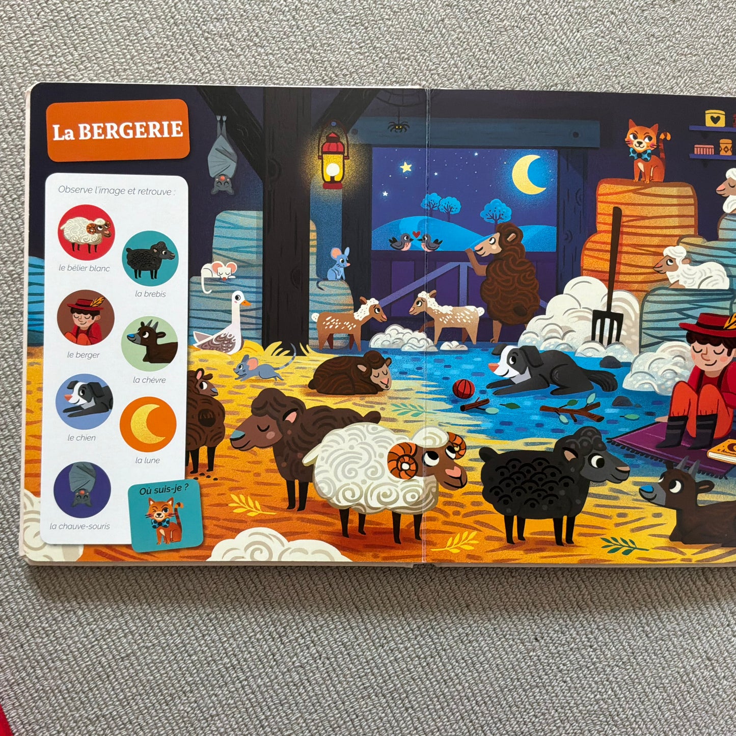Cherche et trouve des tout-petits à la ferme