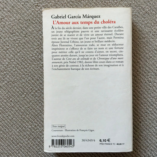 Garcia Marquez, Gabriel - L’amour au temps du choléra