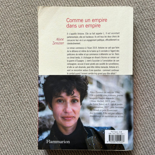 Zeniter, Alice - Comme un empire dans un empire