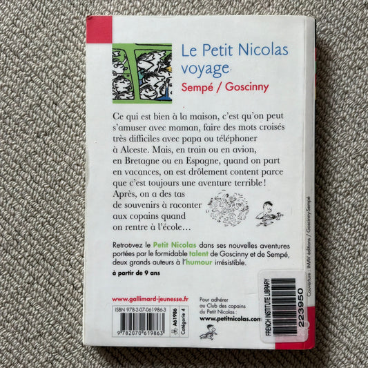 Goscinny & Sempé - Le Petit Nicolas voyage