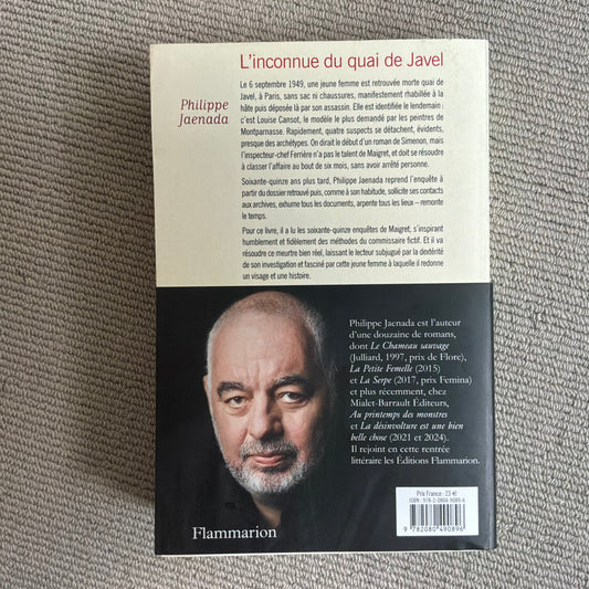 Jaenada, Philippe - L’inconnue du quai de Javel