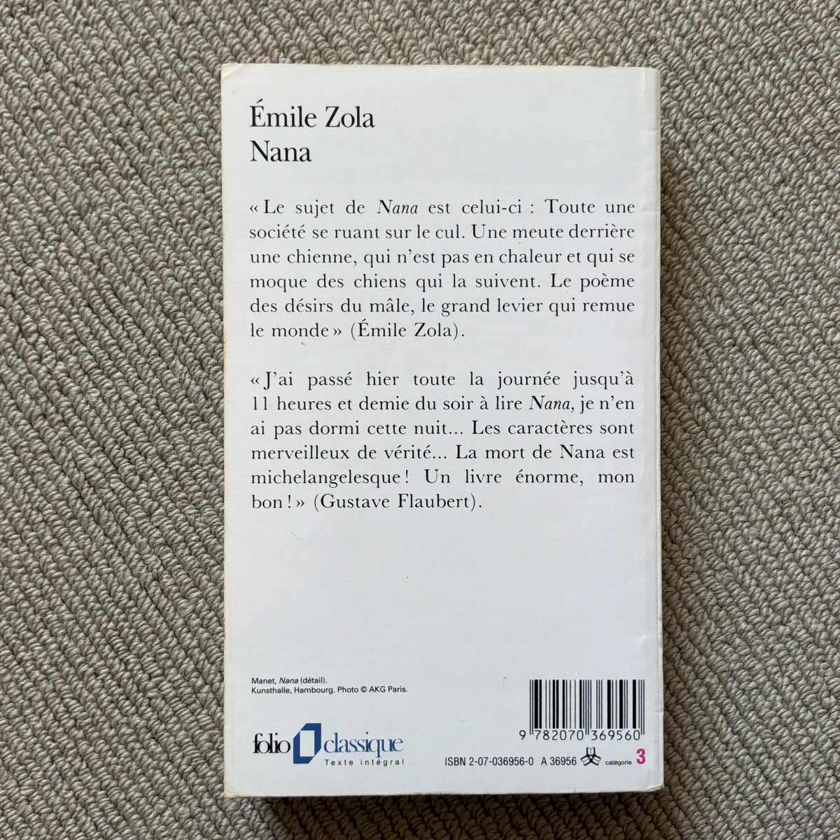 Zola, Emile - Nana
