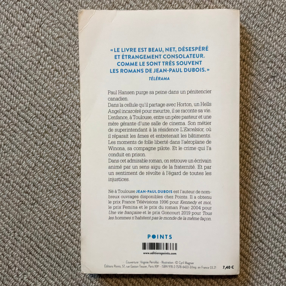 Dubois, Jean-Paul - Tous les hommes n’habitent pas le monde de la même façon