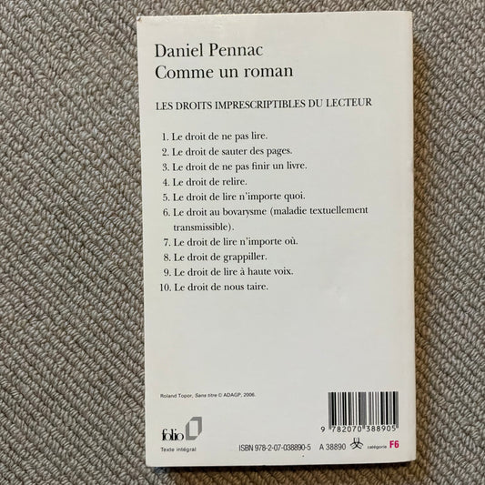 Pennac, Daniel - Comme un roman