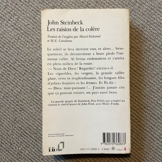 Steinbeck, John - Les raisins de la colère