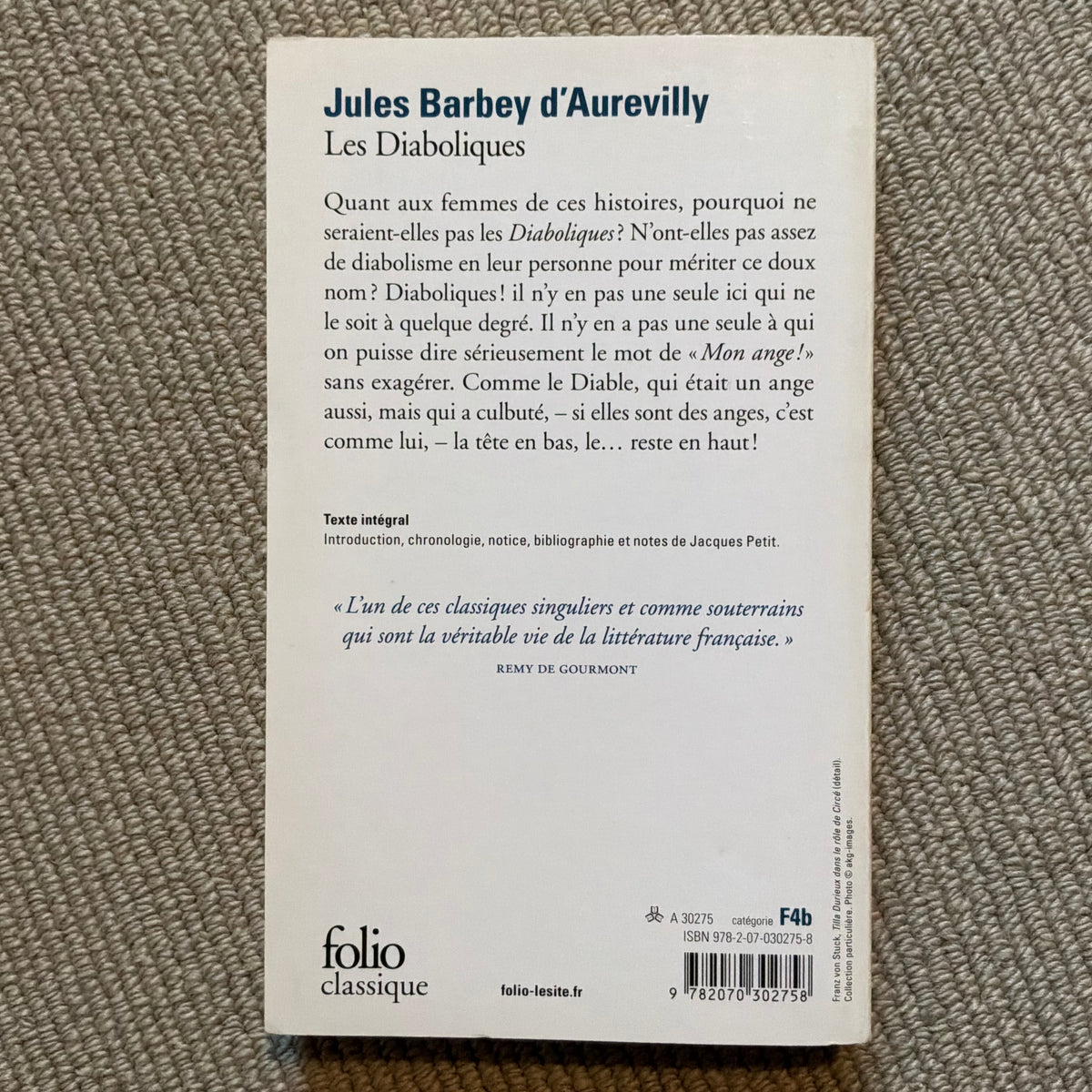 D’Aurevilly, Barbey - Les diaboliques