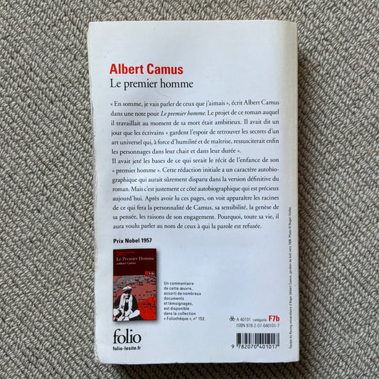 Camus, Albert - Le premier homme