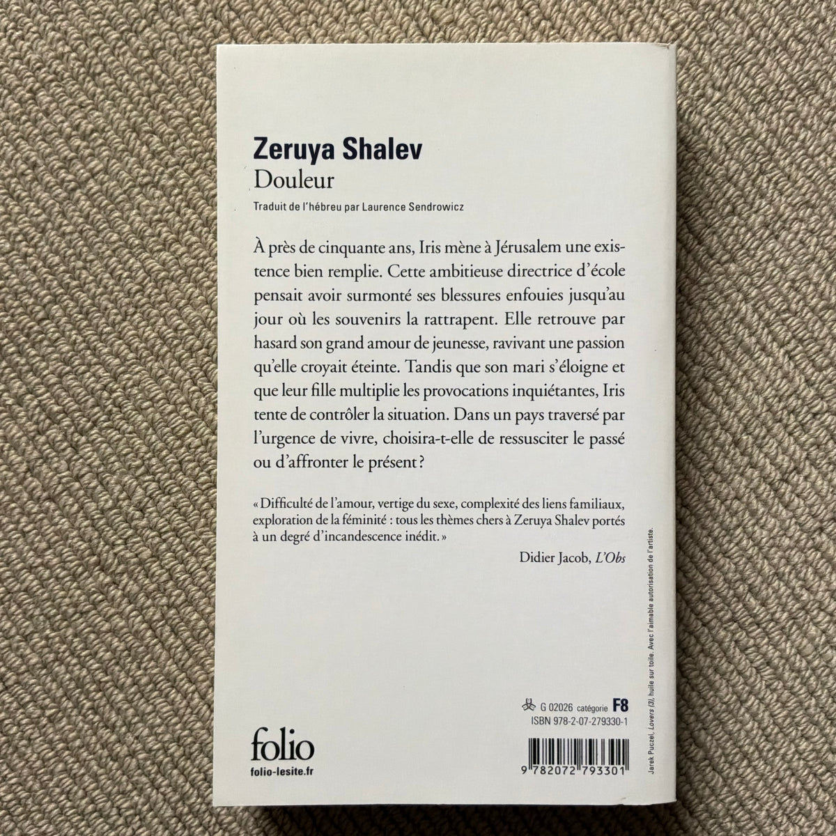 Shalev, Zeruya - Douleur