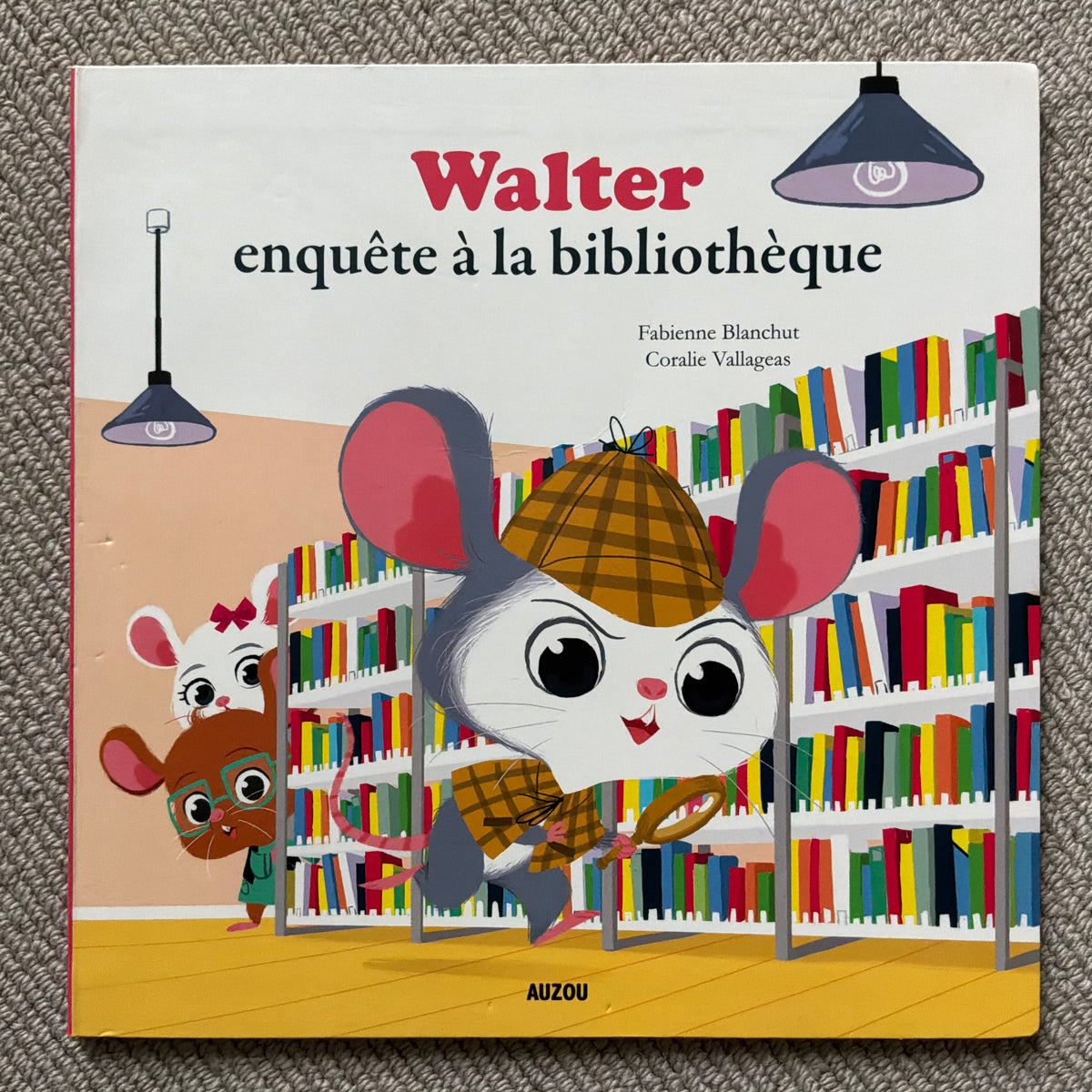 Walter enquête à la bibliothèque - F. Blanchut & C. Vallageas