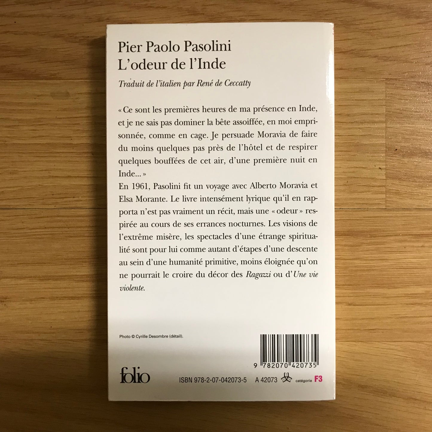 Pasolini, Pier Paolo - L’odeur de l’Inde