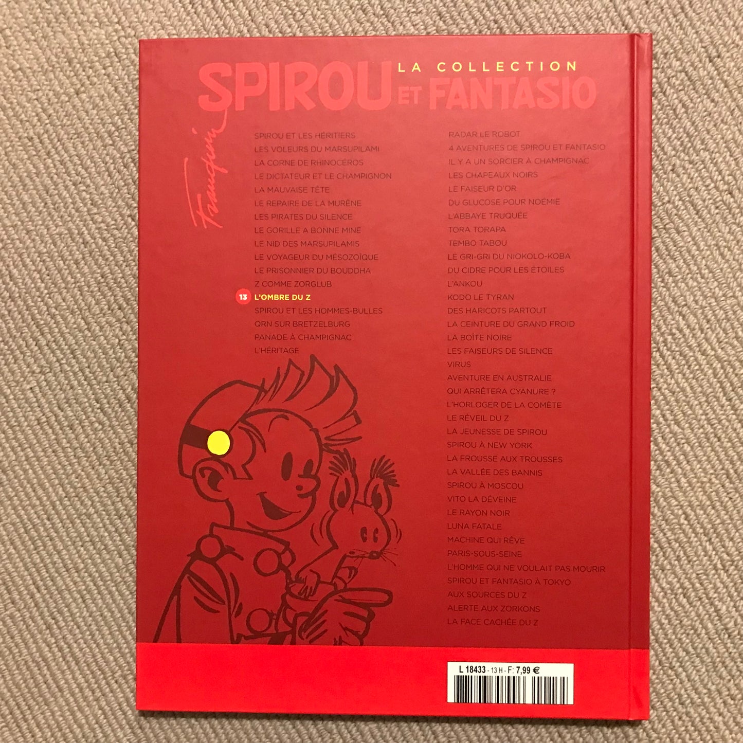 Les aventures de Spirou et Fantasio T13: L’ombre du Z - Franquin & Greg