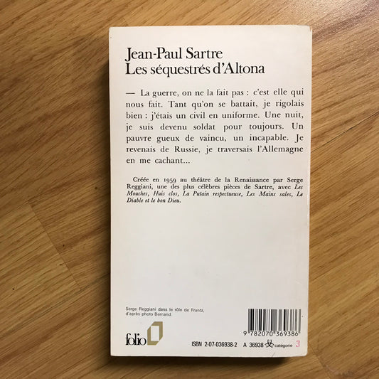 Sartre, Jean-Paul - Les séquestrés d’Altona