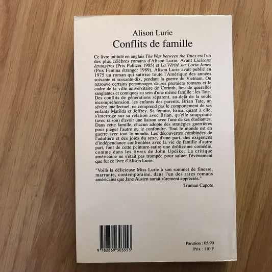 Lurie, Alison - Conflits de famille