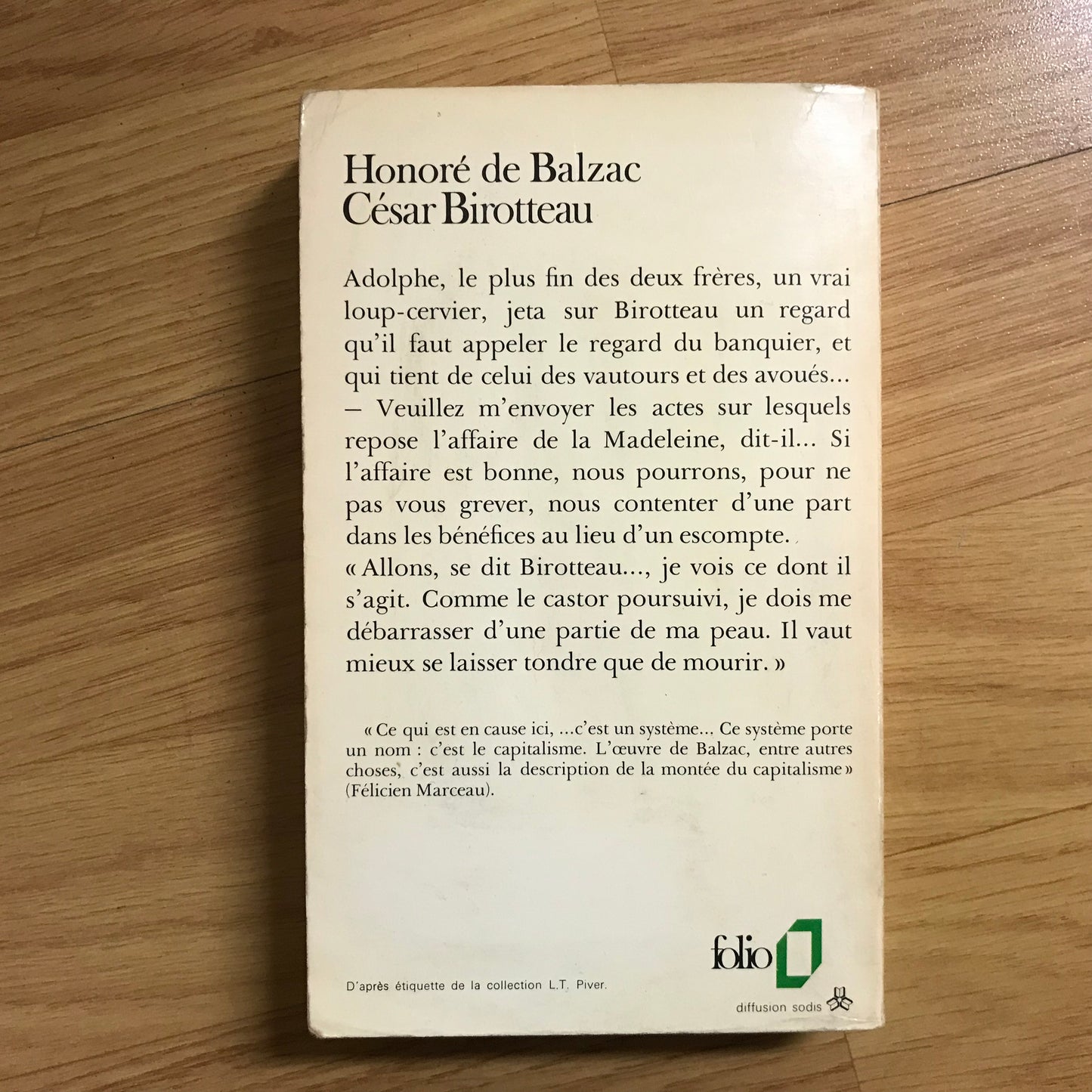 Balzac de, Honoré - César Birotteau