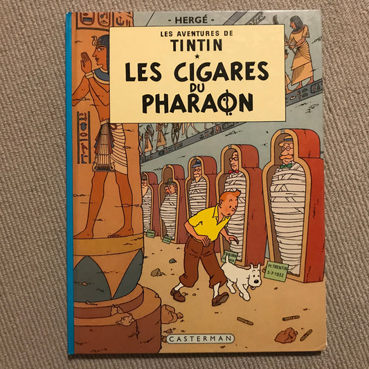 Tintin T04, Les cigares du pharaon - Hergé