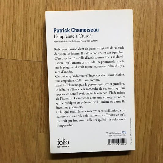 Chamoiseau, Patrick - L’emprunte à Crusoé